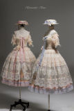 Romantic Rose Elegant Lolita Dress and Overskirt