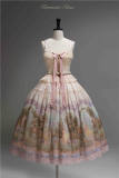 Romantic Rose Elegant Lolita Dress and Overskirt