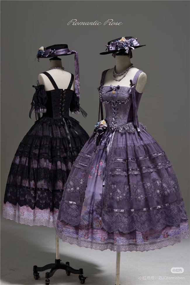 Romantic Rose Elegant Lolita Skirt, Top and Blouse