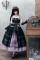 Black Jumper Dress + Waist Belt + Overskirt