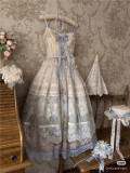 Romantic Rose Elegant Lolita Dress and Overskirt