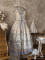 Apricot Blue Jumper Dress + Waist Belt + Overskirt