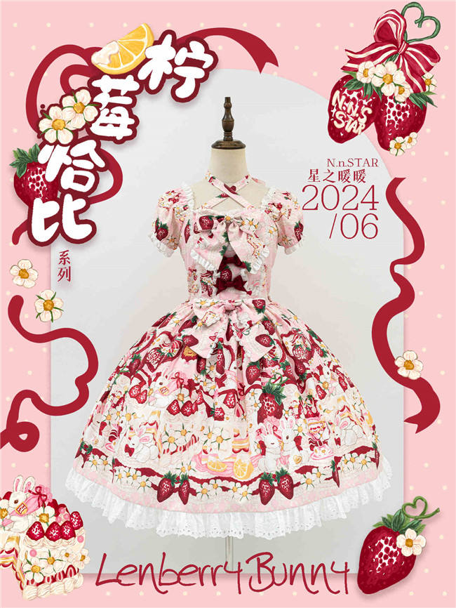 Nnstar Lenberry Bunny Sweet Lolita Dress and Headdress