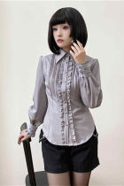 Wing Collar Quji Lolita Long Sleeves Blouse