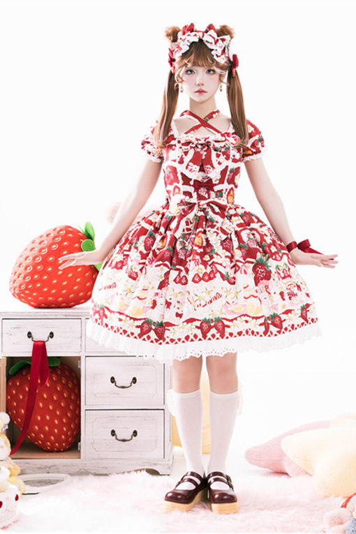 Nnstar Lenberry Bunny Sweet Lolita Dress and Headdress