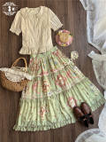 Miss Point Kitty and Rose Green Lolita Dress and Skirt