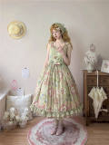 Miss Point Kitty and Rose Green Lolita Dress and Skirt