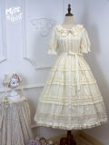 Miss Point Kitty and Rose Unicolor Lolita Dress
