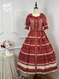 Miss Point Kitty and Rose Unicolor Lolita Dress