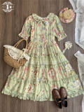 Miss Point Kitty and Rose Green Lolita Dress and Skirt