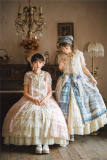 Miss Point Kitty and Rose Unicolor Lolita Skirt