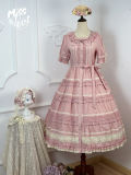 Miss Point Kitty and Rose Unicolor Lolita Dress