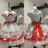Dessert Lake Dog Convenience Store Sweet Lolita Dress