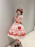 Dessert Lake Dog Convenience Store Sweet Lolita Dress
