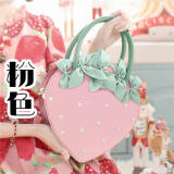 Pearls Bowknot Strawberry Lolita Bag