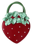 Pearls Bowknot Strawberry Lolita Bag