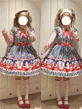 Dessert Lake Dog Convenience Store Sweet Lolita Dress