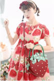 Pearls Bowknot Strawberry Lolita Bag
