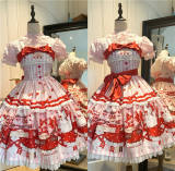 Dessert Lake Dog Convenience Store Sweet Lolita Dress