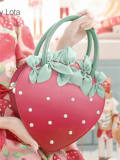 Pearls Bowknot Strawberry Lolita Bag