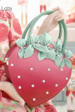 Pearls Bowknot Strawberry Lolita Bag