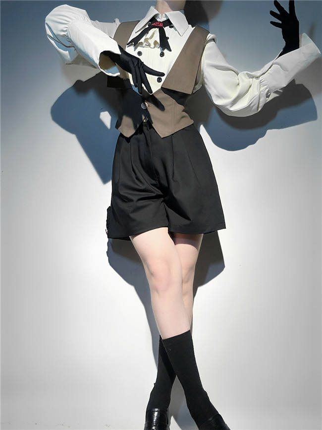 Narrative Poem Ouji Blouse, Vest and Short Pants