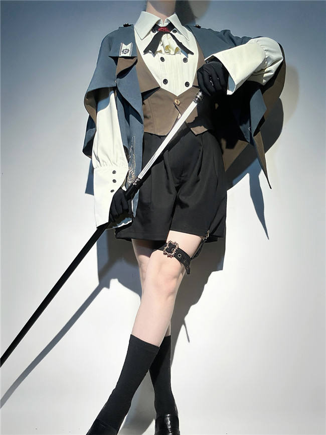 Narrative Poem Ouji Blouse, Vest and Short Pants