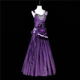 Mysterious Nocturne Purple Jumper Dress and Underskirt