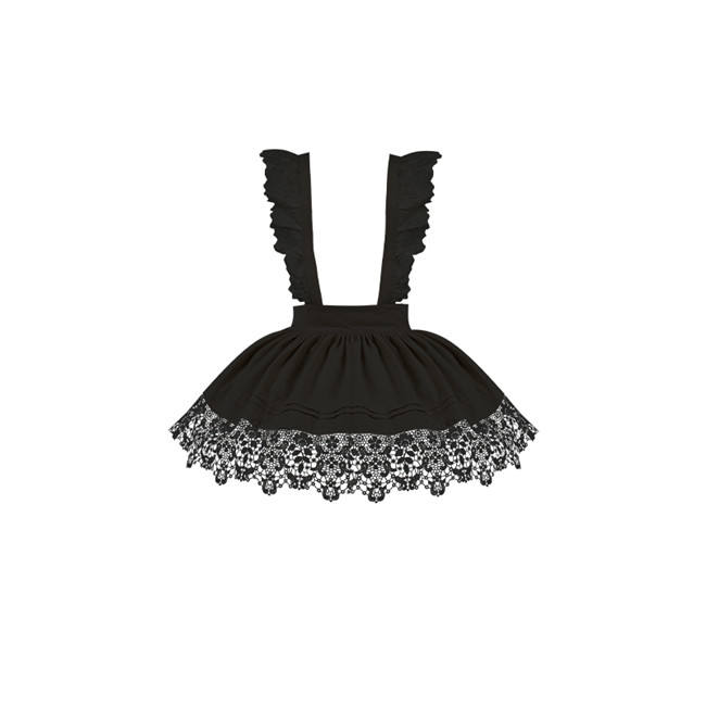 Withpuji Stripe Gothic Lolita Dress and Apron
