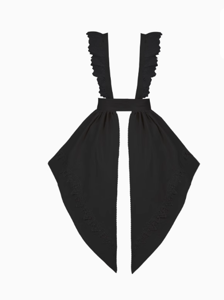 Withpuji Stripe Gothic Lolita Dress and Apron