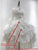 Nightingale Maiden Immortality Taboo Gothic Lolita Skirt, Tailing Corset and Blouse