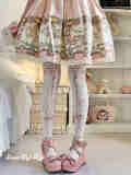Roji Bowknots and Horse Printed Lolita Tights