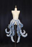 Cthulhu Tentacle Shape Adjustable Dress, Petticoat and Blouse