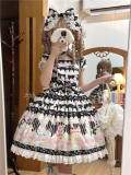 Summer Ice Cream Sweet Lolita Dress and Headbow