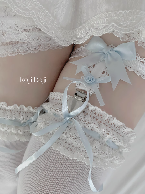 Roji Rose Lace Elastic Garters