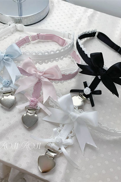 Roji Rose Lace Elastic Garters