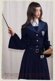 Kyouko & Harry Potter Co-signed Sailor Collar Dress with Detachable Cape Harry Potter Cloak