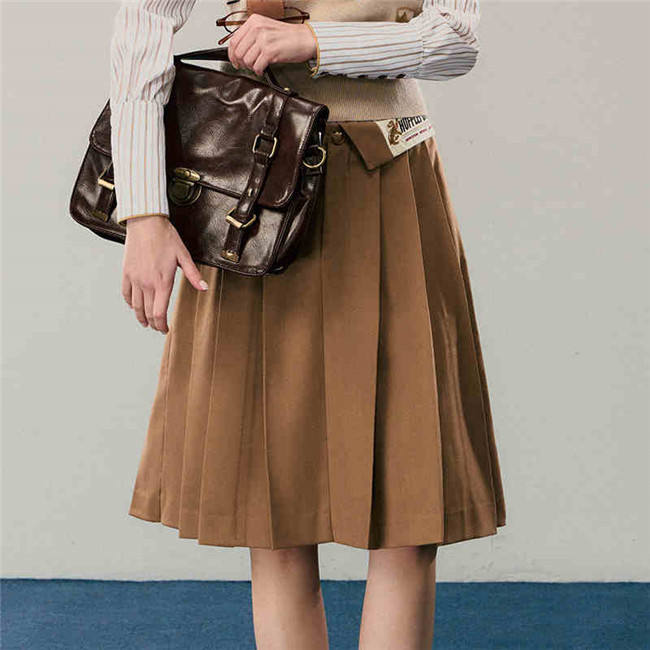 Kyouko & Harry Potter Collaborated Stripe Long Sleeves Blouse and Pleated Skirt Harry Potter Clothes