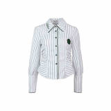 Kyouko & Harry Potter Collaborated Stripe Long Sleeves Blouse and Pleated Skirt Harry Potter Clothes