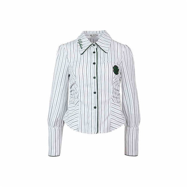 Kyouko & Harry Potter Collaborated Stripe Long Sleeves Blouse and Pleated Skirt Harry Potter Clothes