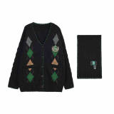 Kyouko & Harry Potter Collaborated Argyle Cardigan Harry Potter Clothes