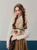 Kyouko & Harry Potter Collaborated Jacquard Knitted Vest Harry Potter Clothes