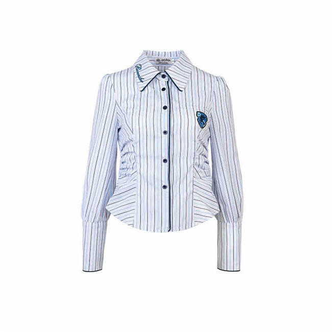 Kyouko & Harry Potter Collaborated Stripe Long Sleeves Blouse and Pleated Skirt Harry Potter Clothes