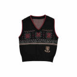 Kyouko & Harry Potter Collaborated Jacquard Knitted Vest Harry Potter Clothes