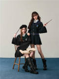 Kyouko & Harry Potter Co-signed Sailor Collar Dress with Detachable Cape Harry Potter Dress