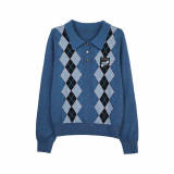 Kyouko & Harry Potter Collaborated Argyle Knitwear Harry Potter Clothes
