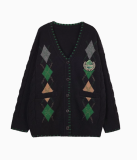 Kyouko & Harry Potter Collaborated Argyle Cardigan Harry Potter Clothes