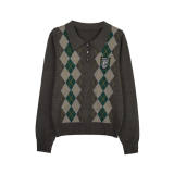 Kyouko & Harry Potter Collaborated Argyle Knitwear Harry Potter Clothes