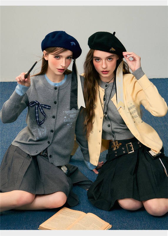 Kyouko & Harry Potter Collaborated Embroidery Knitwear Cardigan Harry Potter Clothes