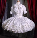 Nnstar Night Comes Gothic Lolita Jumper Dress and Necktie